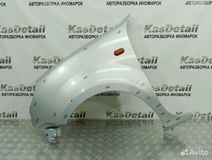 Крыло переднее левое Renault Kangoo 1 рест. 2005