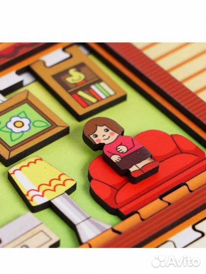 Детский сюжетный пазл Уютный дом, Пекарня