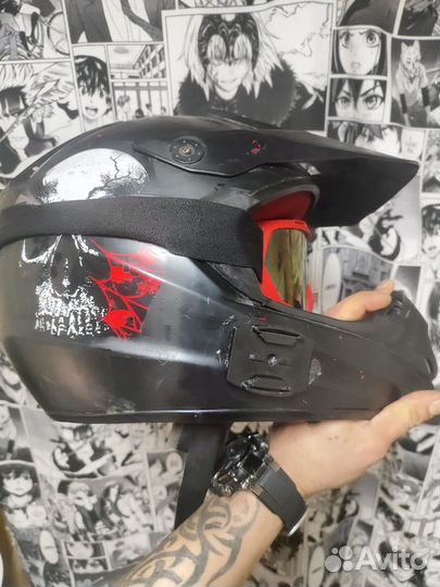 Шлем для мотокросса