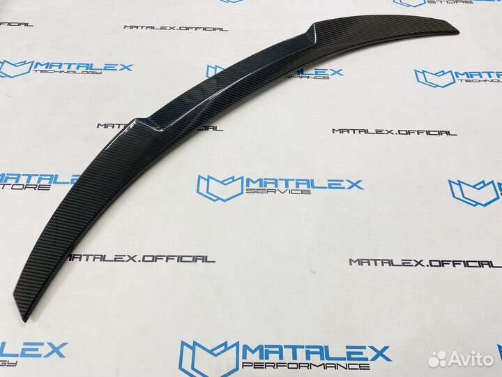 Спойлер BMW F30, M4 стиль, сухой карбон