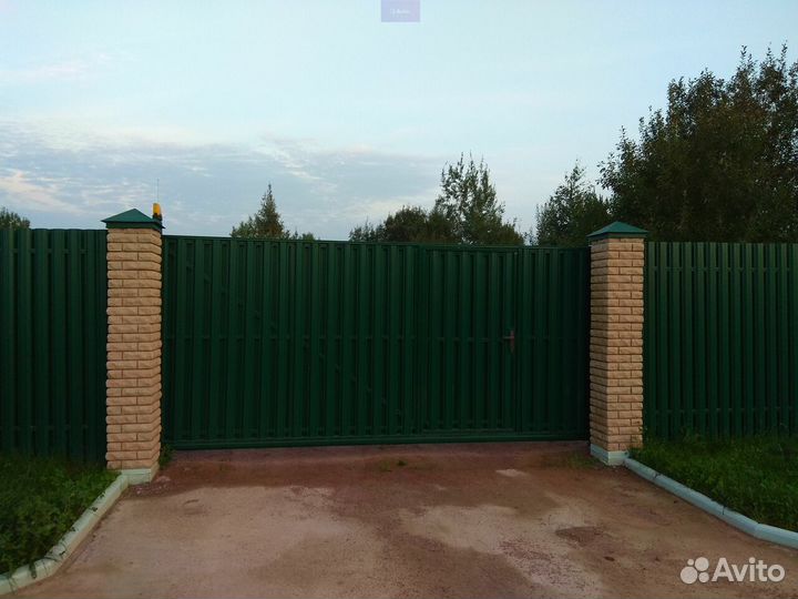 Откатные ворота под ключ