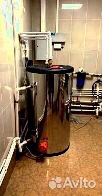 Водонагреватель косвенник бойлер нагрева 100л наст