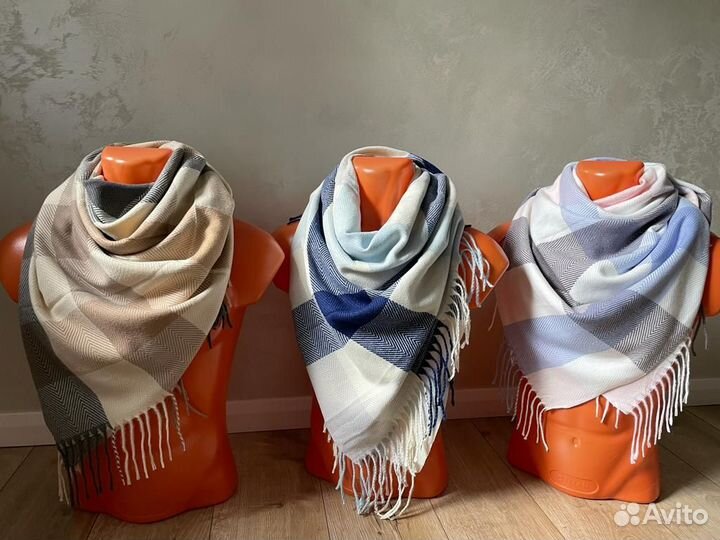 Кашемировые платки, палантины