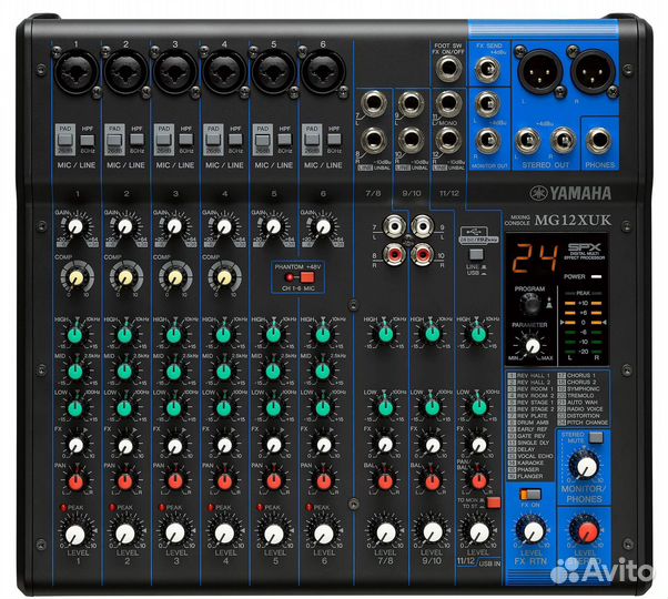 Микшерный пульт yamaha MG12XUK наличие