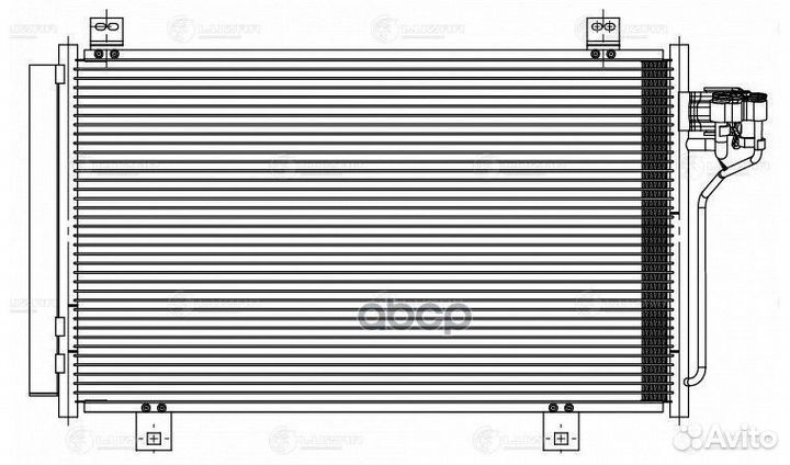 Радиатор кондиц. для а/м Mazda 6 III (12) (lrac