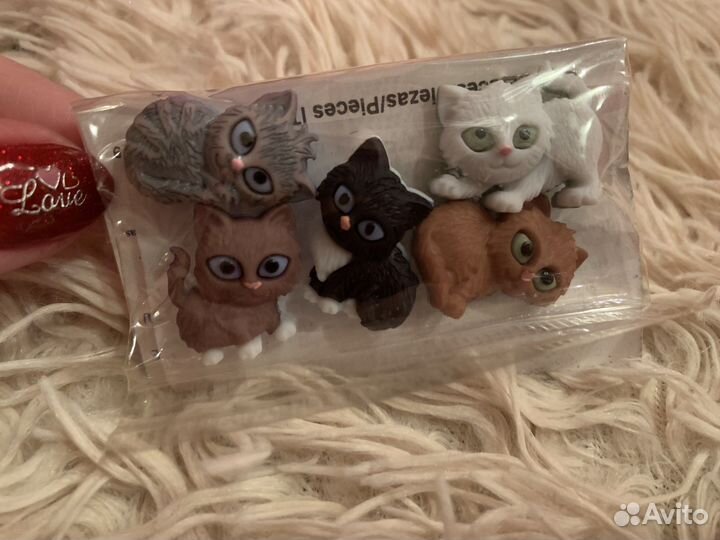 Декоративные пуговицы «Котики»