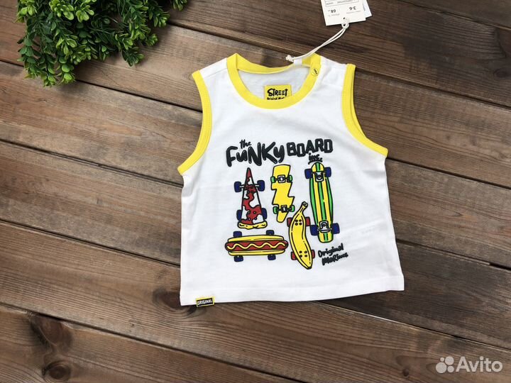 Яркая Майка футболка для мальчика Италия