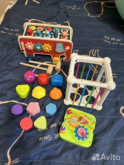 Бизиборд слон и бизиборд куб