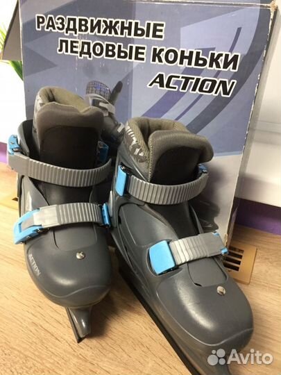 Коньки детские раздвижные 29 32