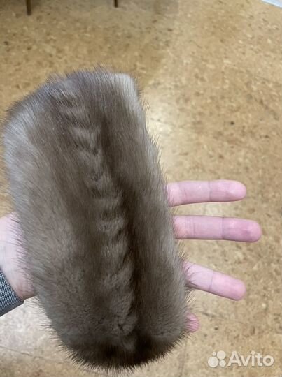 Норковая повязка на голову