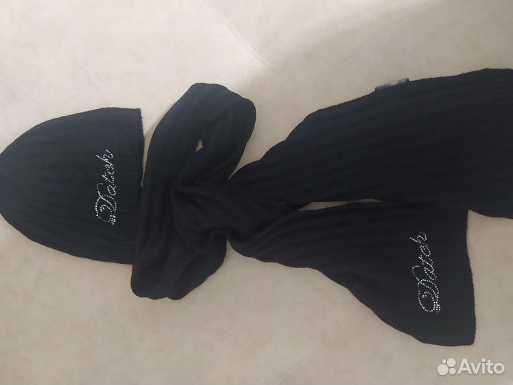 Шапка и шарф на девочку