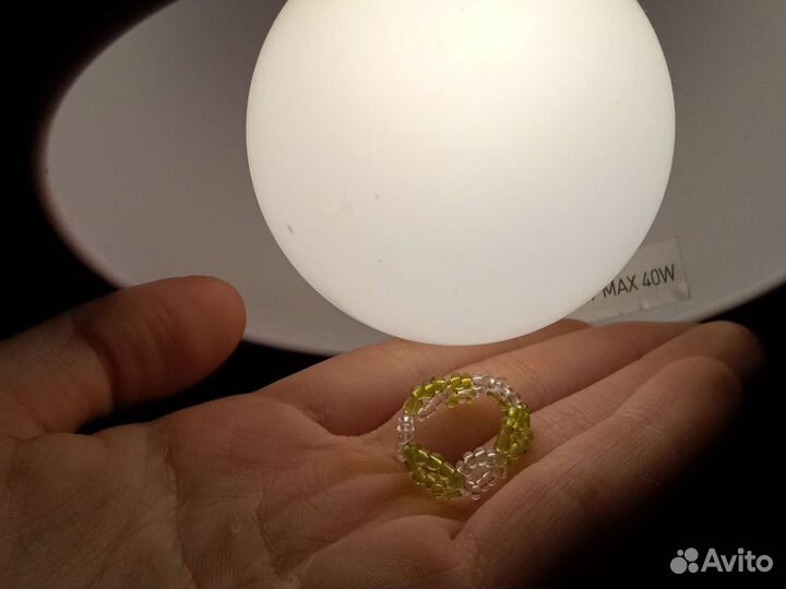 Колечки из бисера