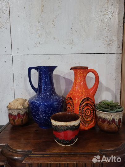 Пара Кувшинов керамика, винтаж, Германия