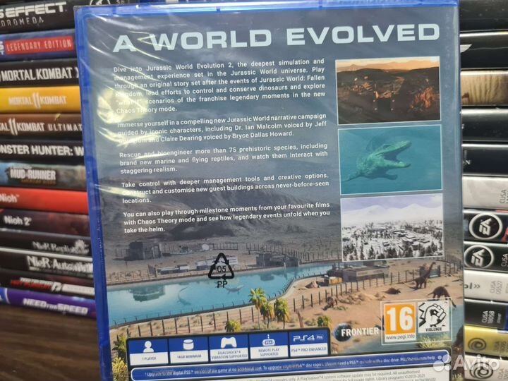 Jurassic World evolution 2 ps4,5 новый