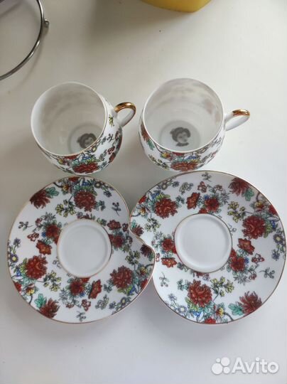 Чашки для кофе, кофейная пара, сервиз чайный