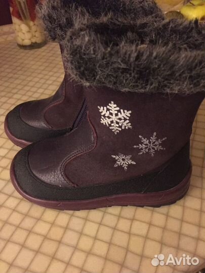 Сапоги зимние для девочки 24