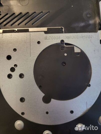 Asus Rog GL703 ноутбук топкейс клавиатура разбор