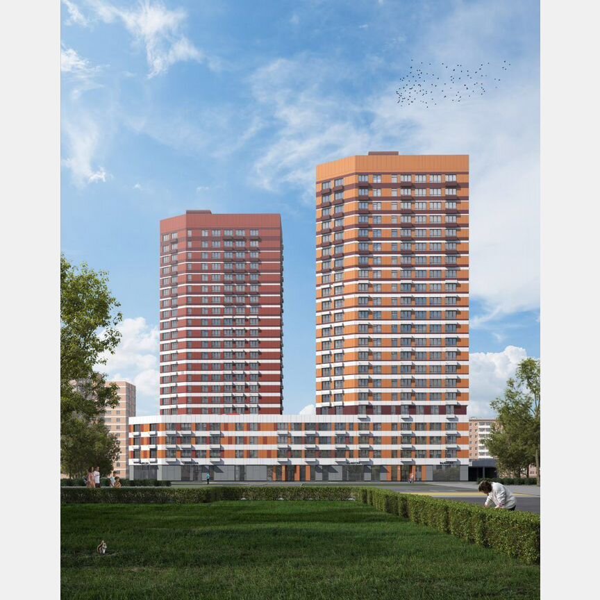 2-к. квартира, 58,5 м², 8/25 эт.