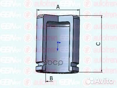 Ремкомплект тормозного суппорта (поршень) D0253