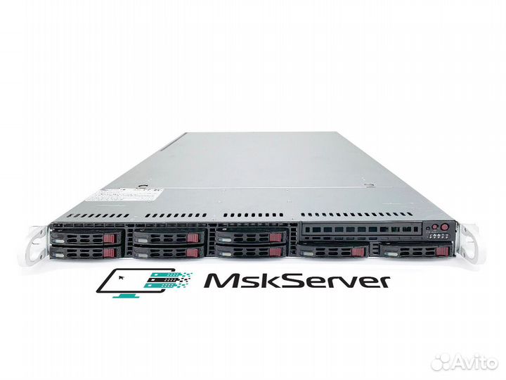 Сервер Supermicro 1028R 2x E5-2698v3 16Gb