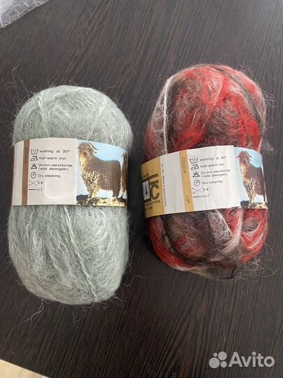 Пряжа Шерсть мохер