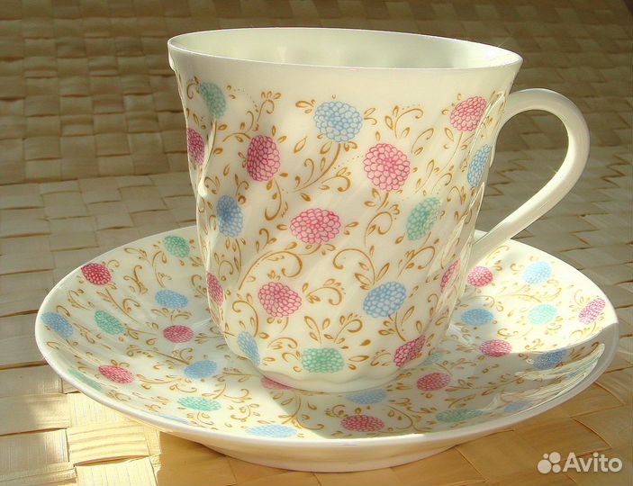 Чайные пары из костяного фарфора