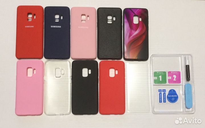 Чехол, Стекло samsung Galaxy S9/ S9 Plus