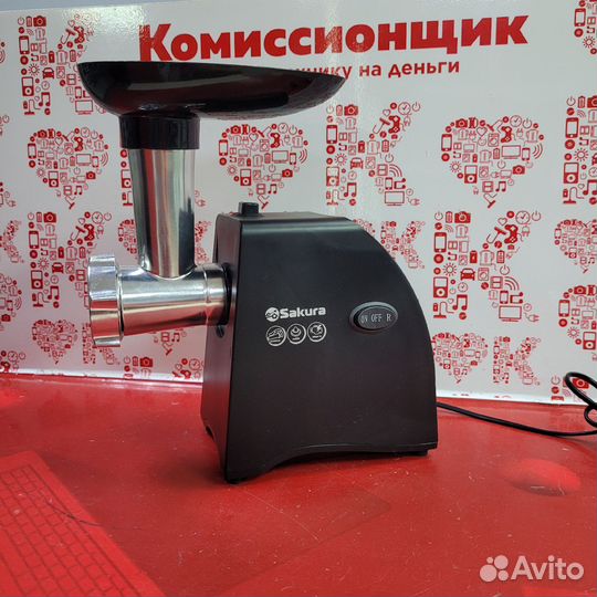Мясорубка Sakura SA-6423BK (новая )ш01