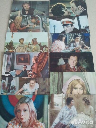 Открытки СССР фото артистов кино и эстрады