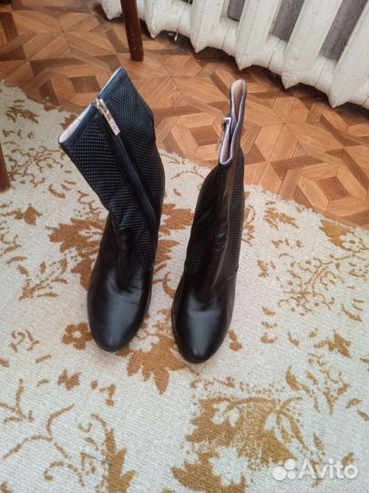 Полусапожки женские 37 размер натуральная кожа