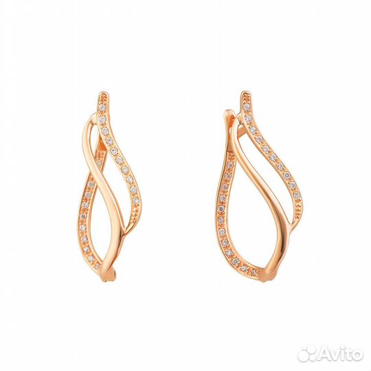 Серьги золотые