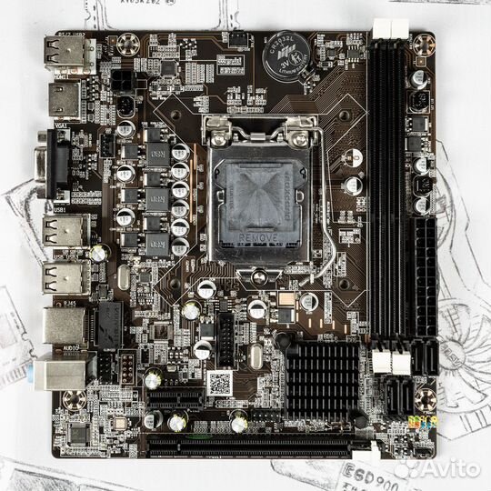 Материнская плата winfox H61 1155