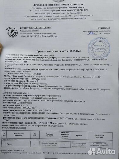 Мёд в сотах