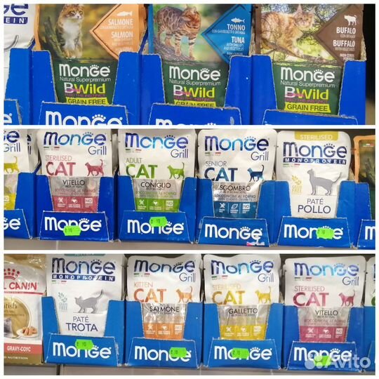 Влажный корм для кошек и собак Monge