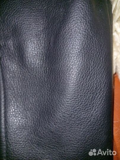 Кожаная куртка мужская 54