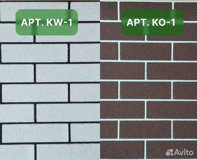 Гибкий кирпич на стеклохолсте, легкий монтаж