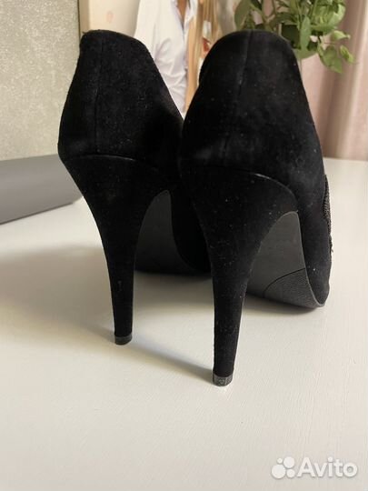 Туфли женские 37 размер натуральная замша