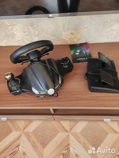 Игровой руль с педалями для ps4