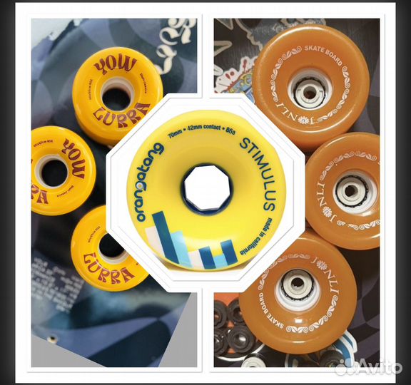 Колеса для серфскейта, скейта и лонгборда