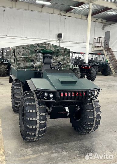 Квадроцикл переломка Grizzly (Снегоболотоход)
