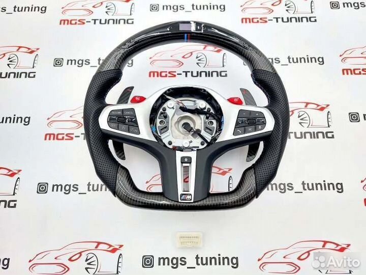 Руль M BMW X5 G05 X5M F95 дисплей подогрев карбон