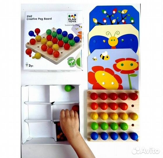 Мозаика PlanToys деревянная