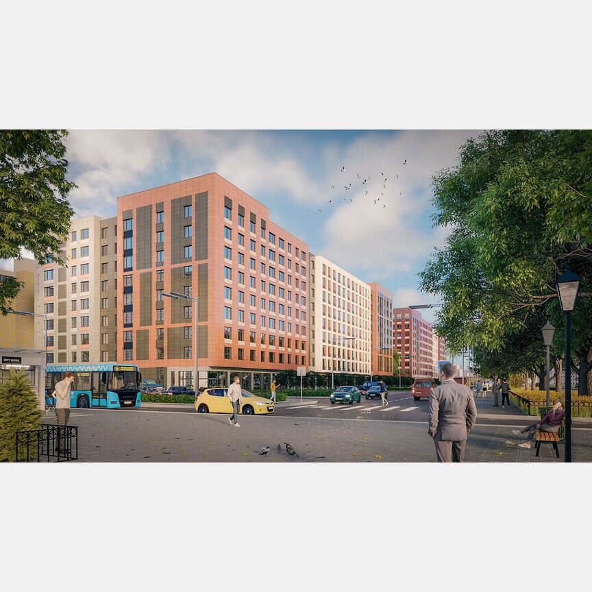 1-к. квартира, 37,4 м², 5/9 эт.