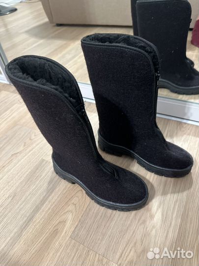 Теплая войлочная обувь 36 размер