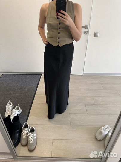 Атласная юбка