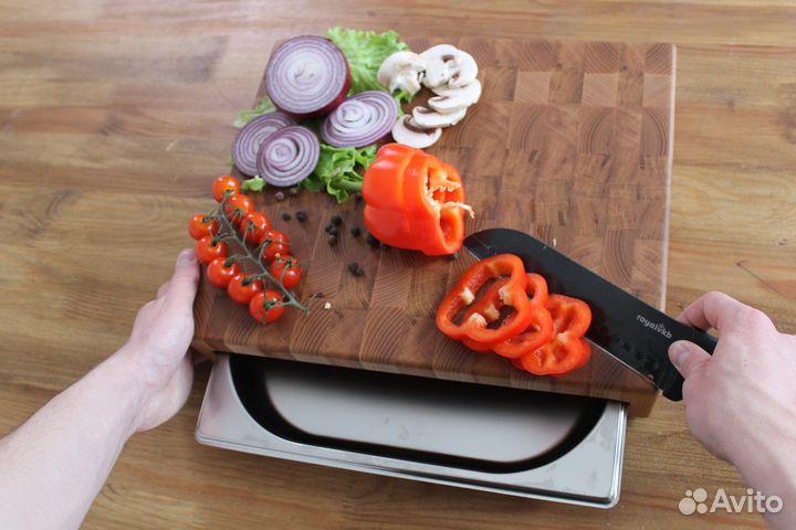 Доска разделочная торцевая