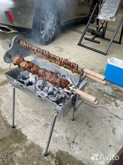 Мангал барбекю автоматический