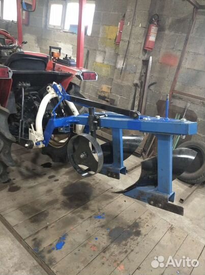 Вспашка Плугом и Фрезой целина после плуга