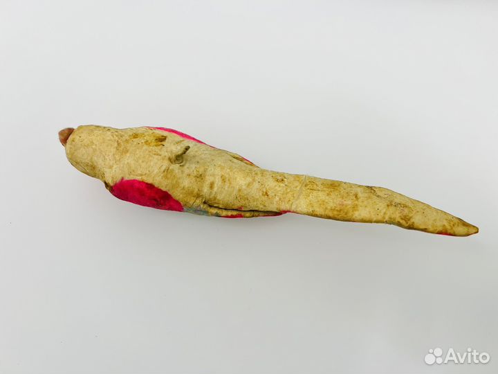 Ватная ёлочная игрушка Птичка СССР