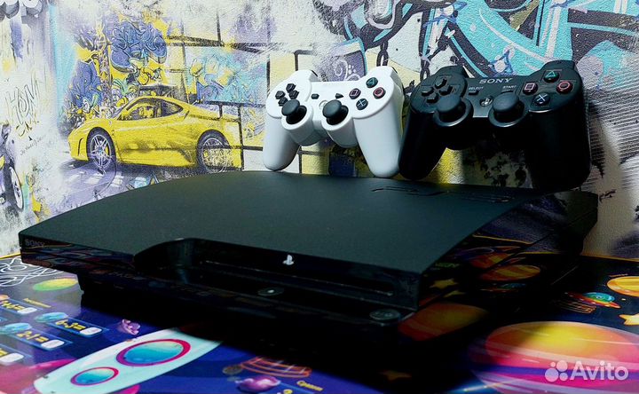 Sony PS3 slim прошитый 320gb